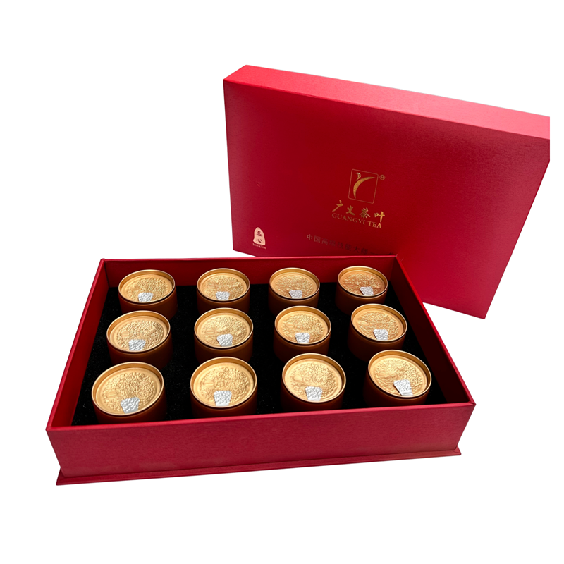 【茗心系列明前特级信阳红茶12罐一罐好茶】核心产区、高山茶园、精心制作
